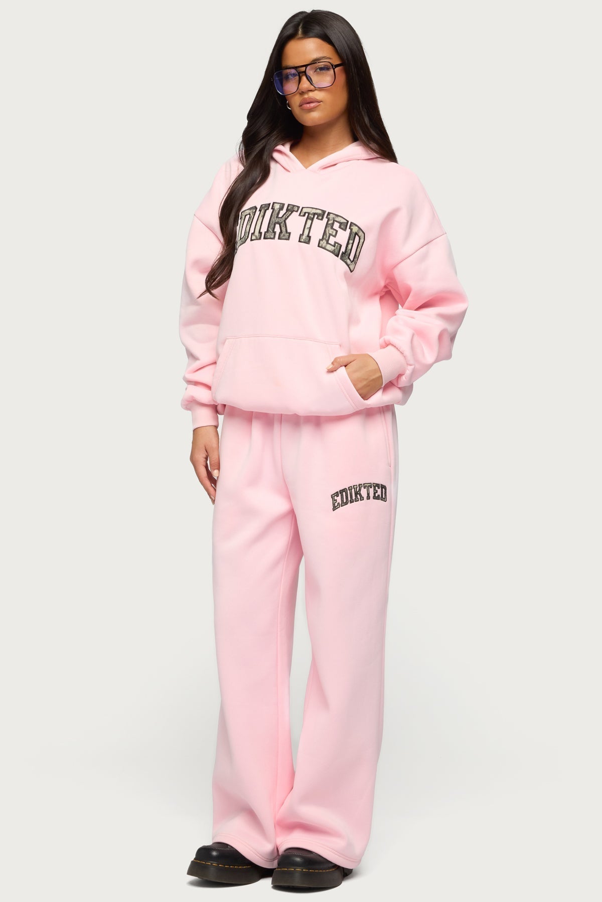 Camo Crush Edikted Oversized Hoodie